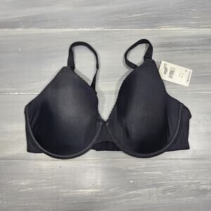 Motherhood Maternity Nursing Bra Underwire T-Shirt‎ Bra 36D Black